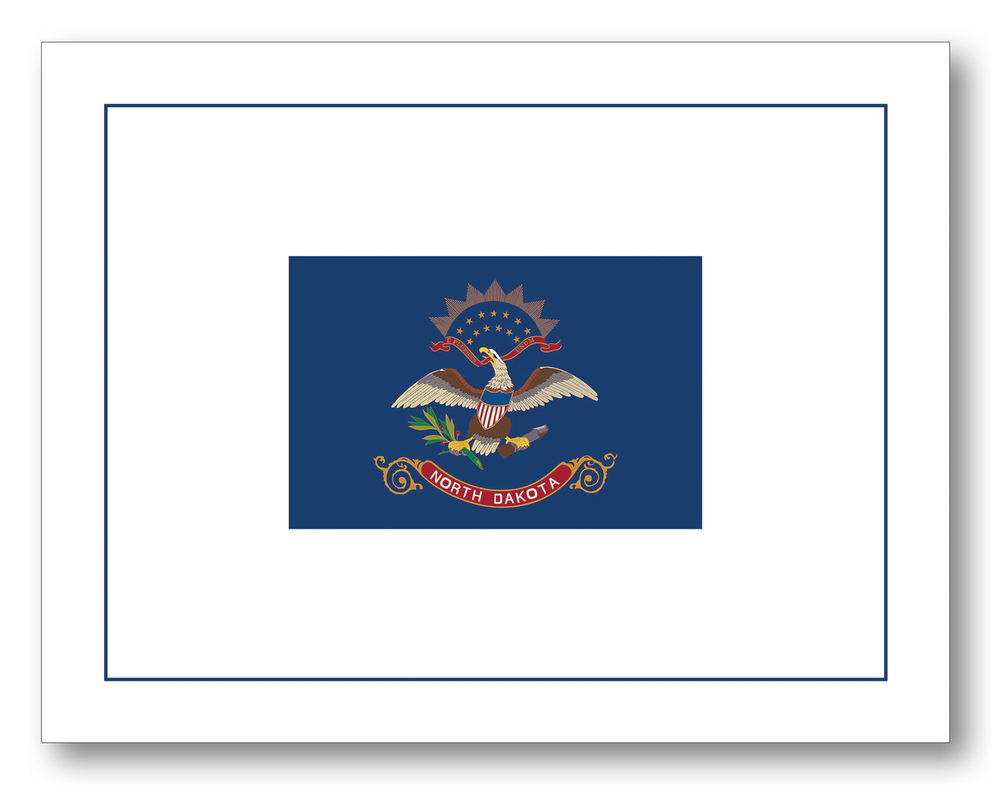 North Dakota Flag Boxed Note Cards
