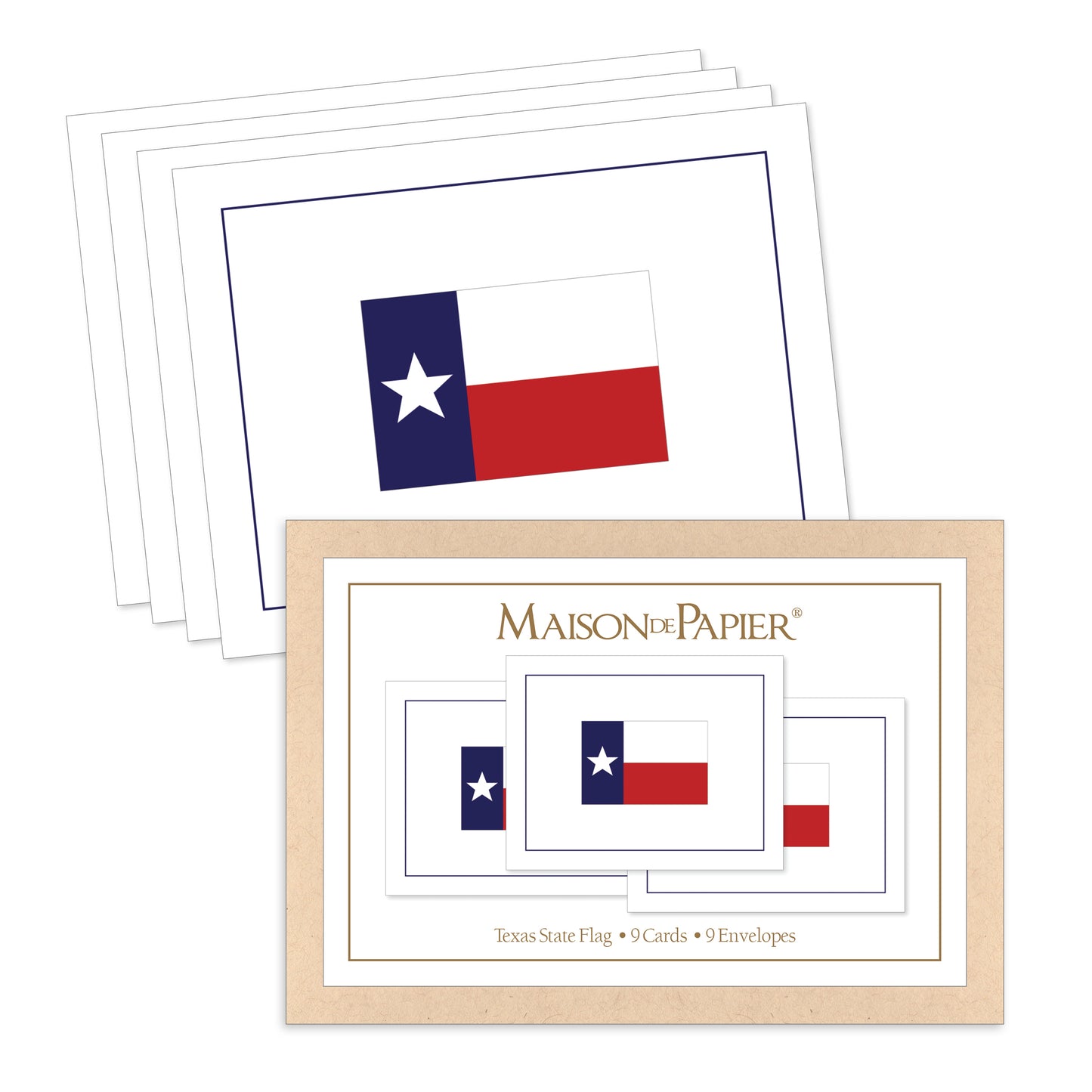 Texas Flag Boxed Note Cards