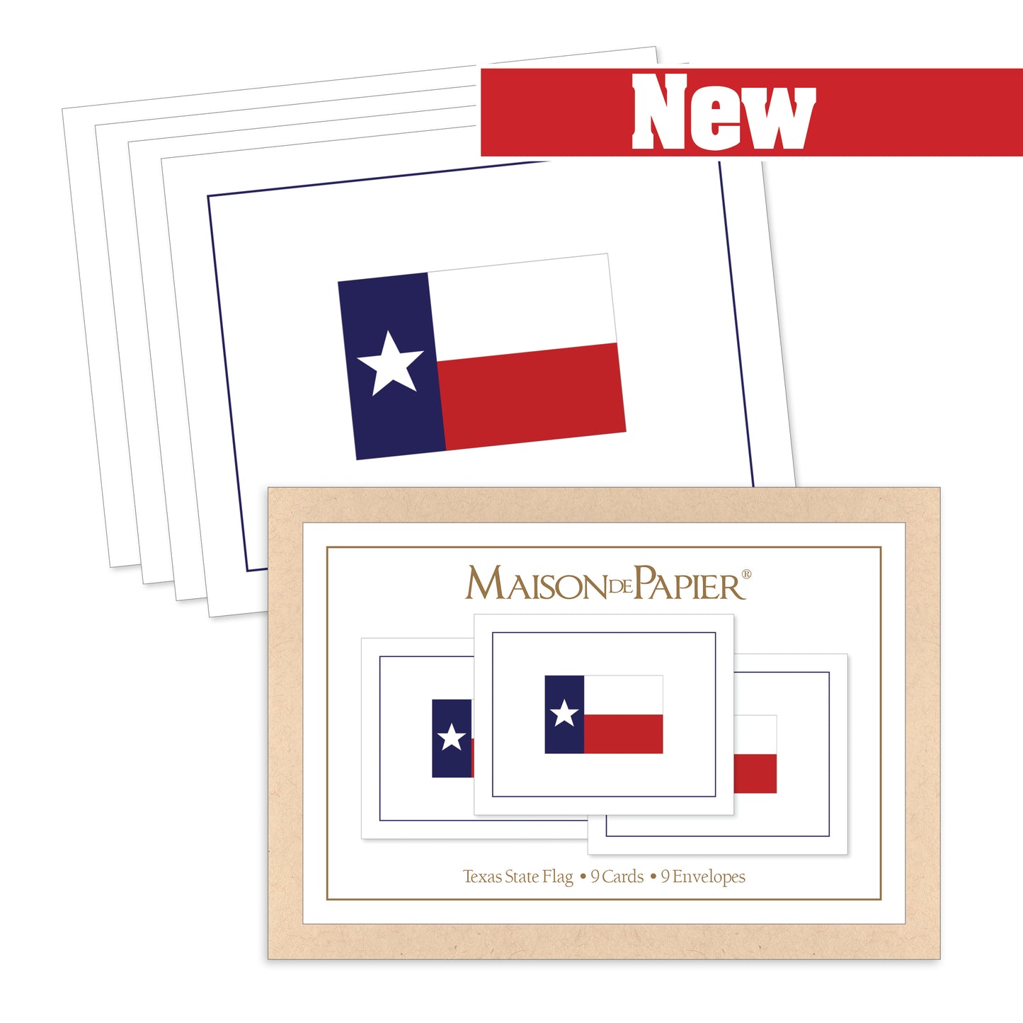 Texas Flag Boxed Note Cards