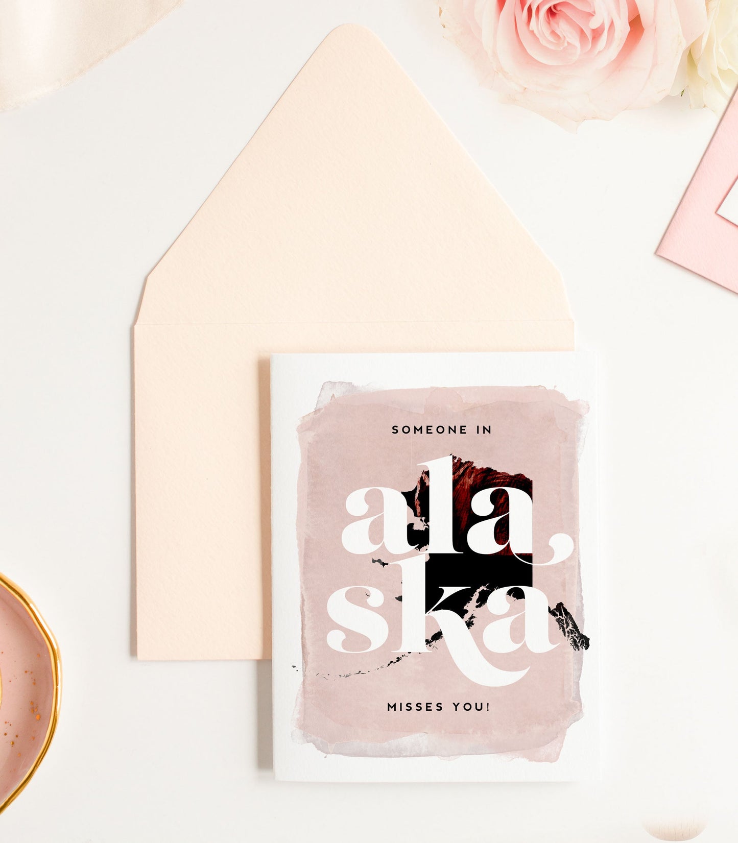 KMB319 Alaska Misses You Card