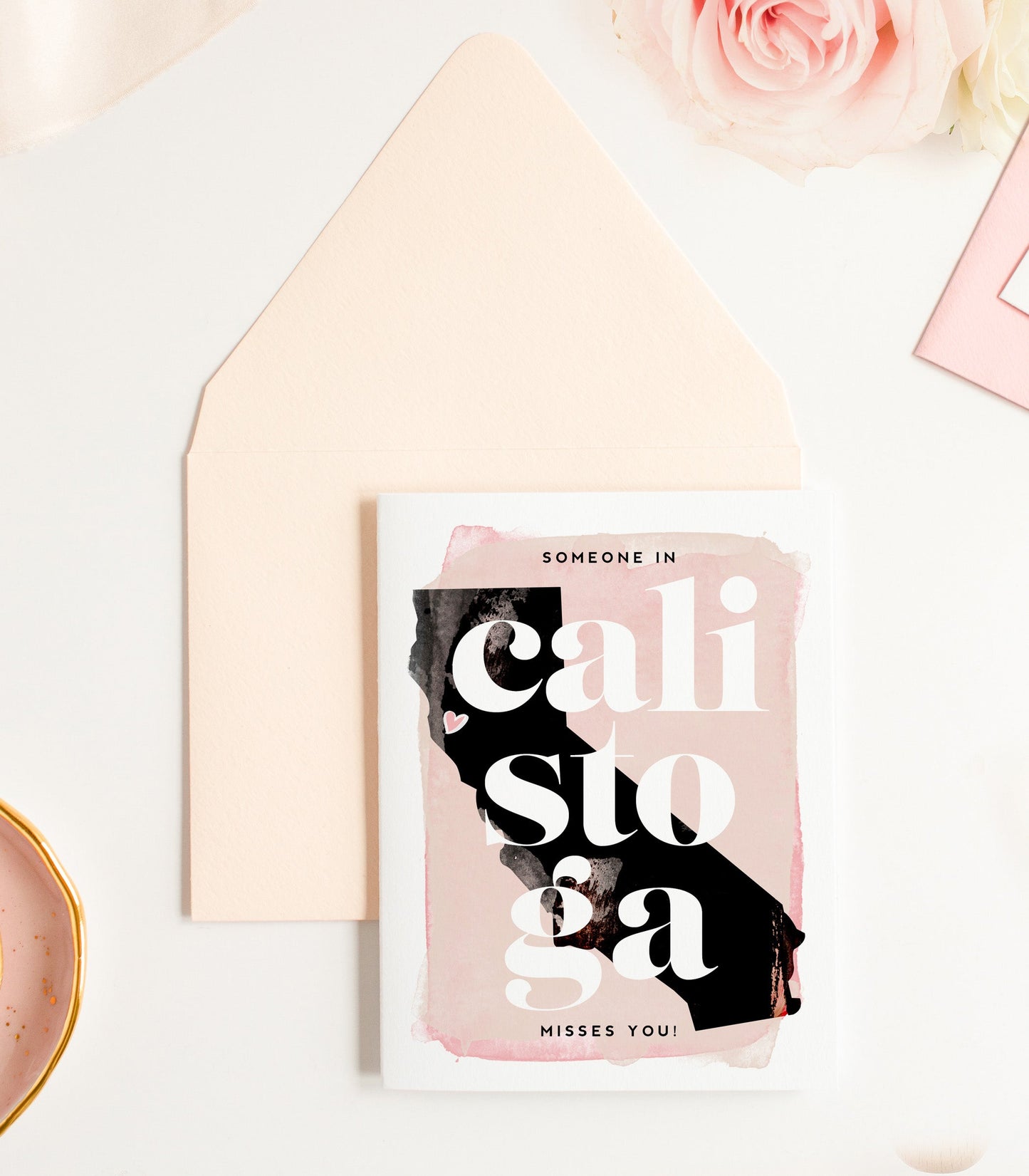 KMB320 Calistoga Misses You Card