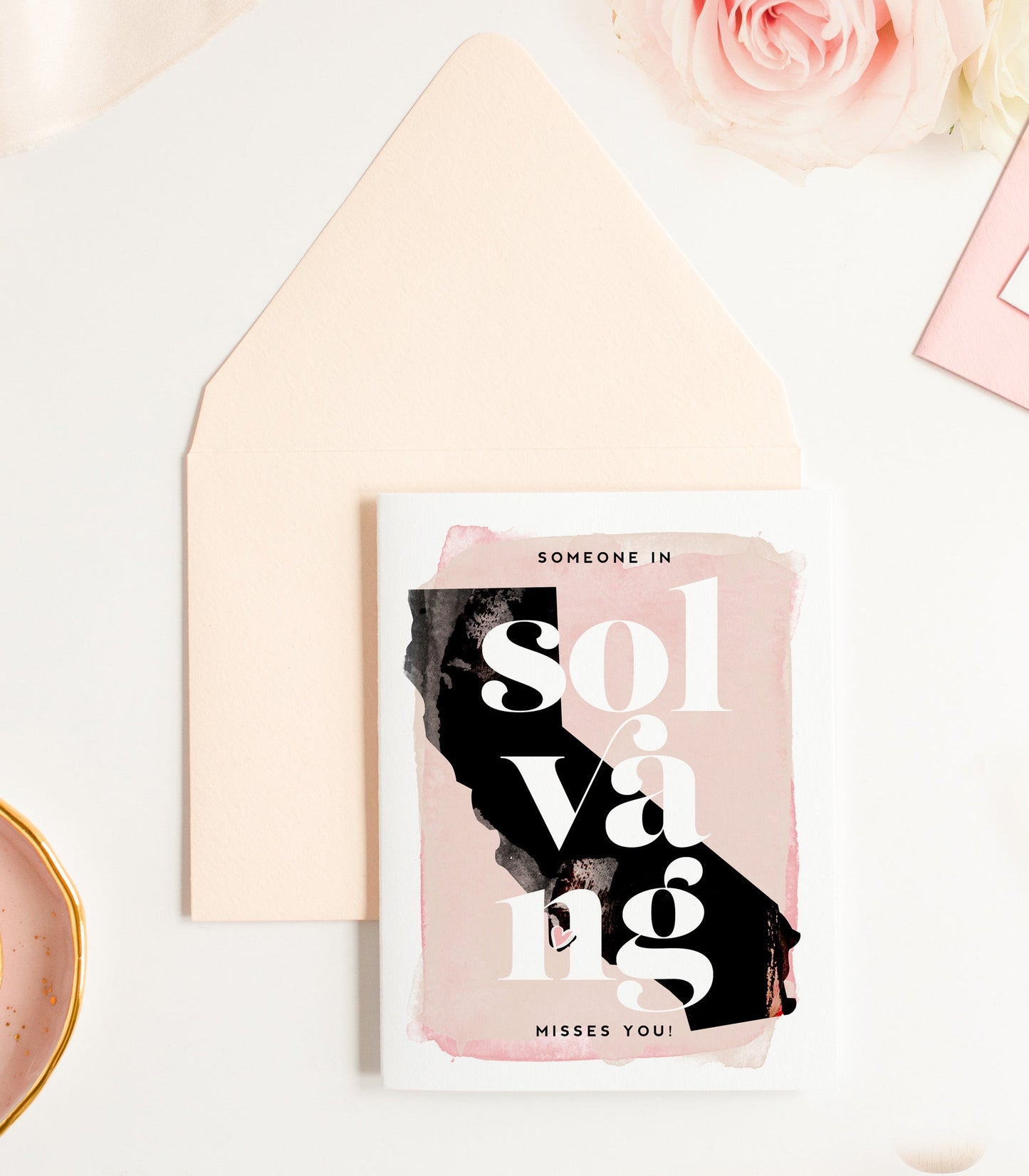 KMB321 Solvang Misses You Card