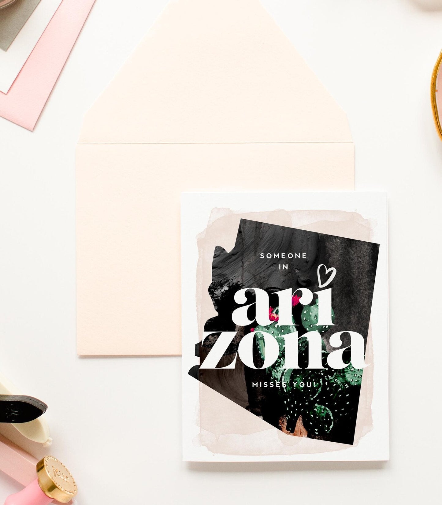 KMB280 Arizona Misses You Card