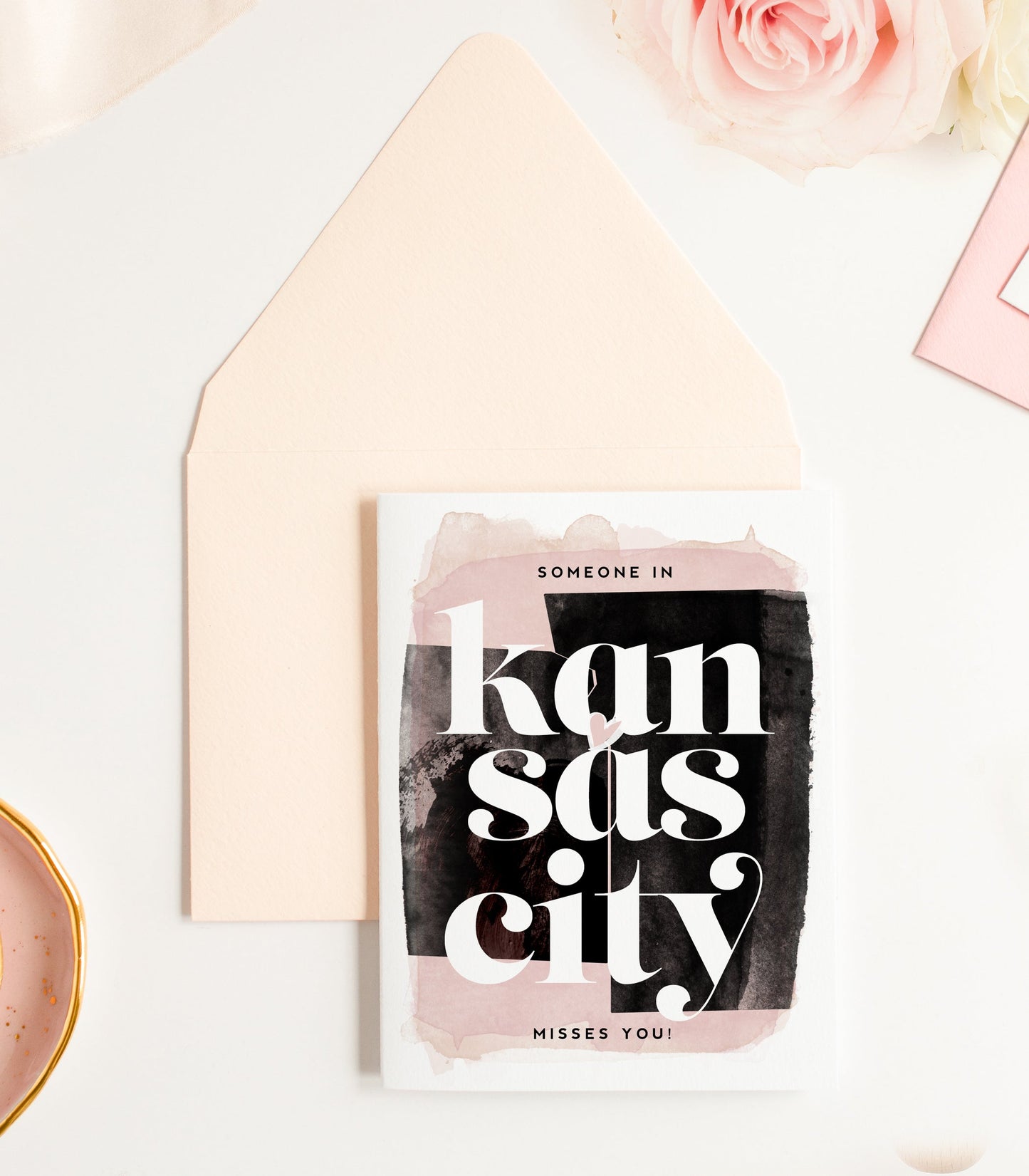 KMB329 Kansas City Misses You Card