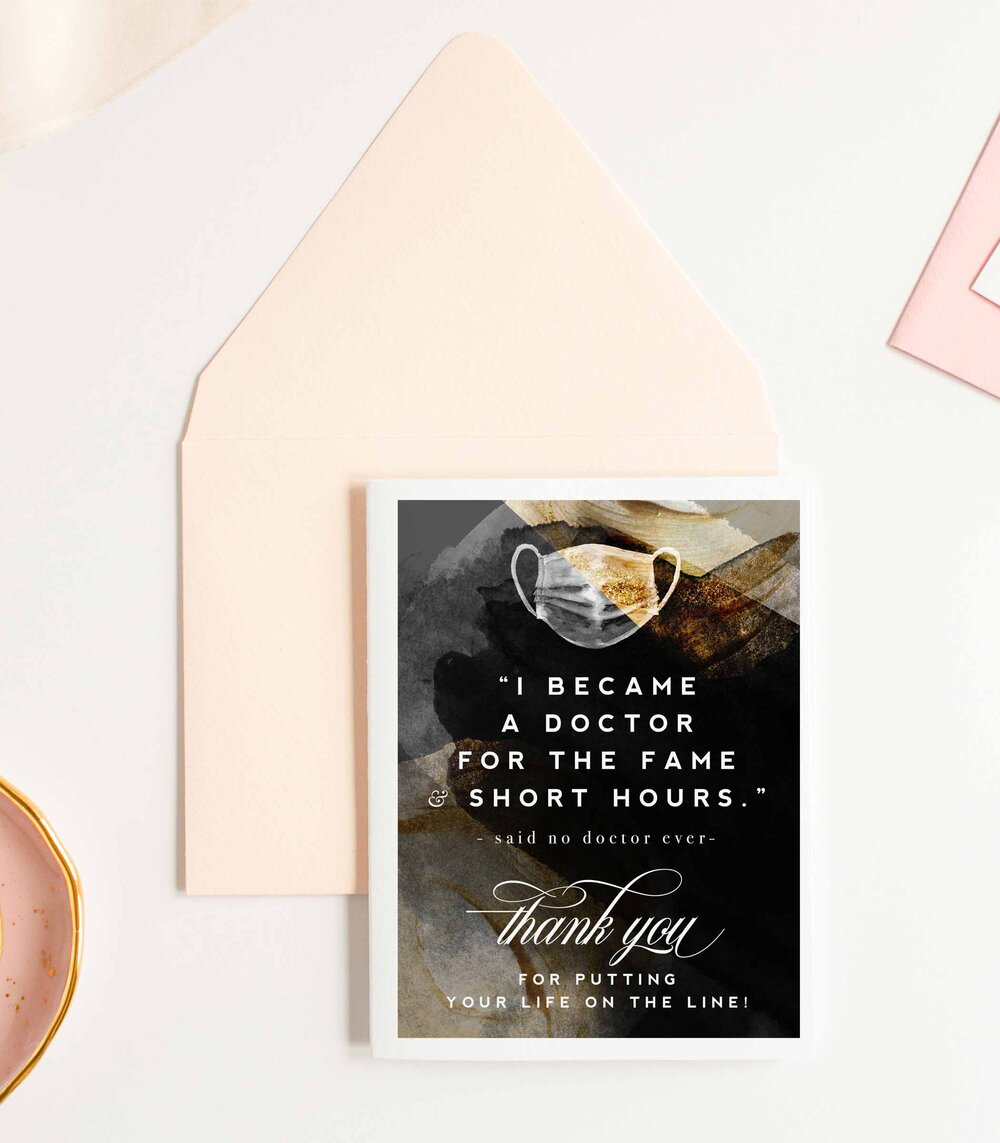 KMB219 Doctor Thank You Card