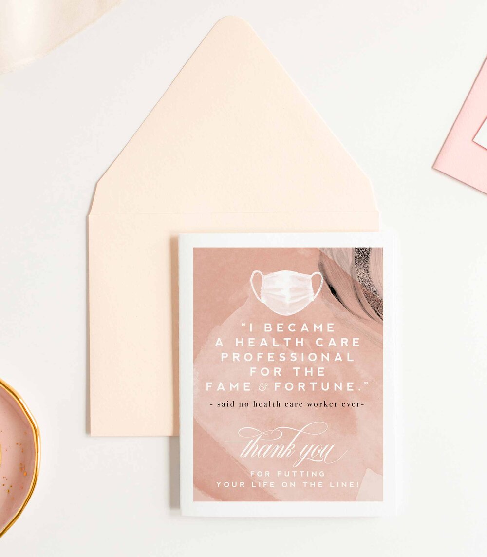 Health Care Worker Appreciation, Thank You Greeting Card