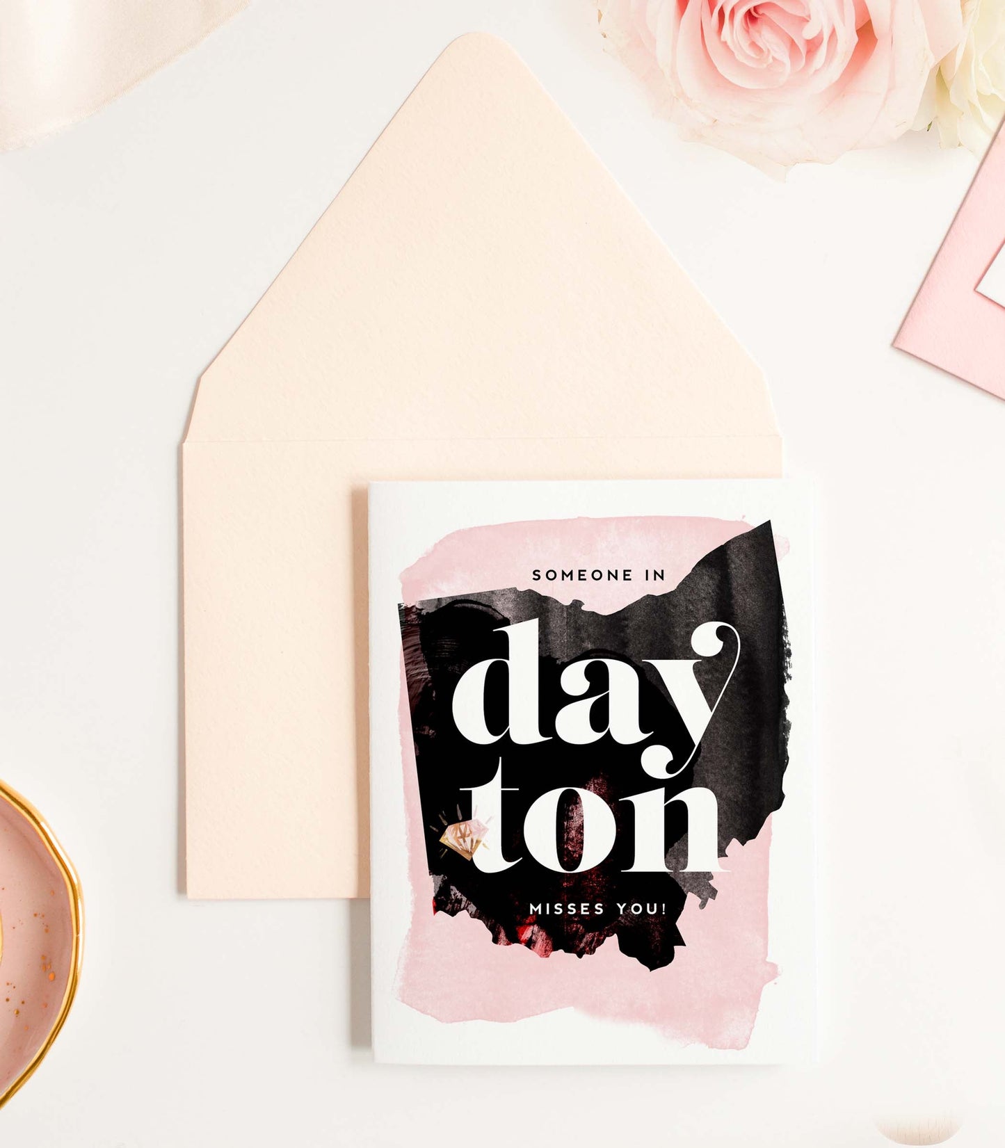 KMB314 Dayton Misses You Card