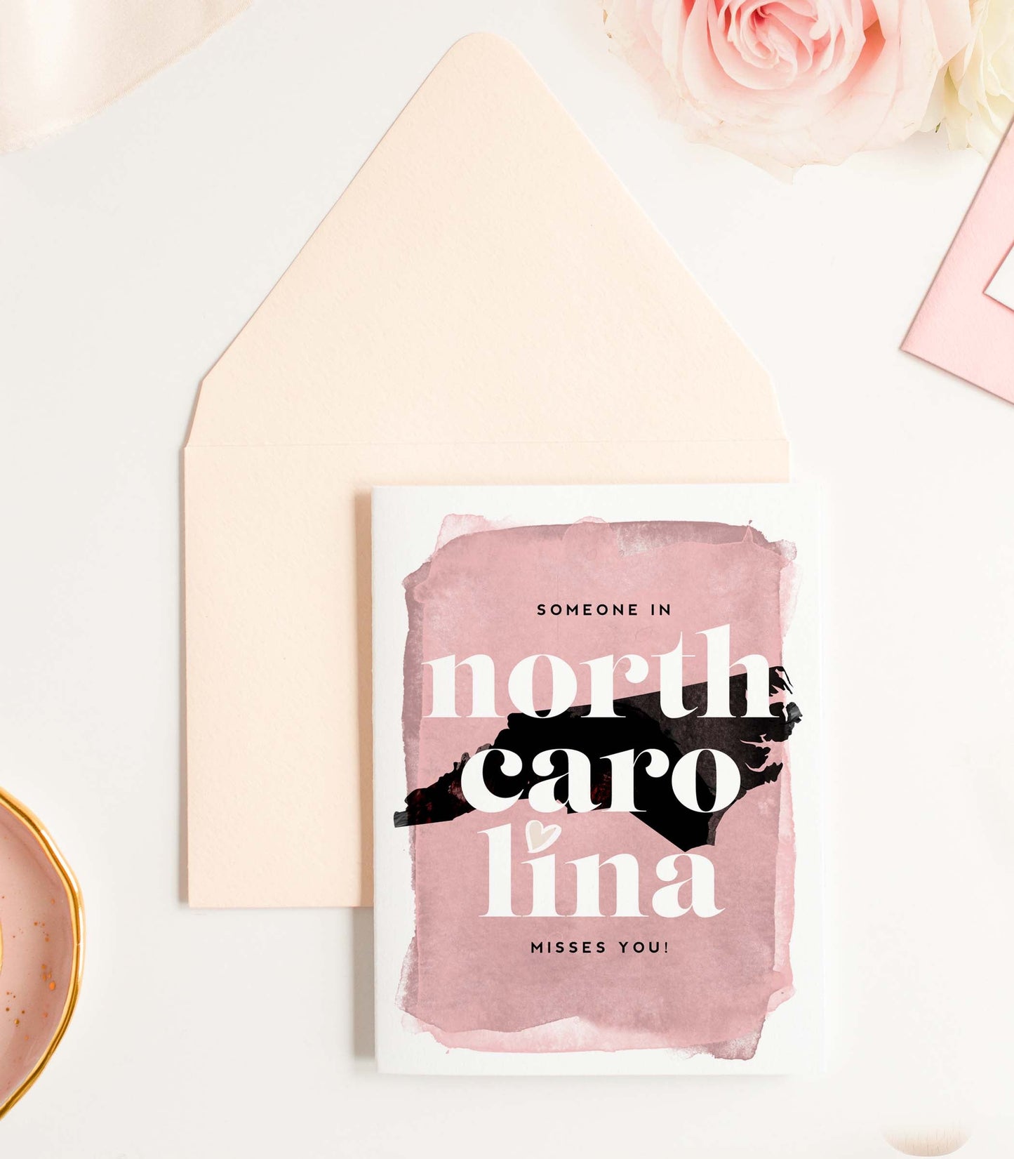 KMB315 North Carolina Misses You Card