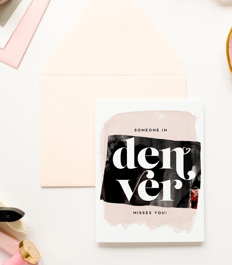 KMB305 Denver Misses You Card