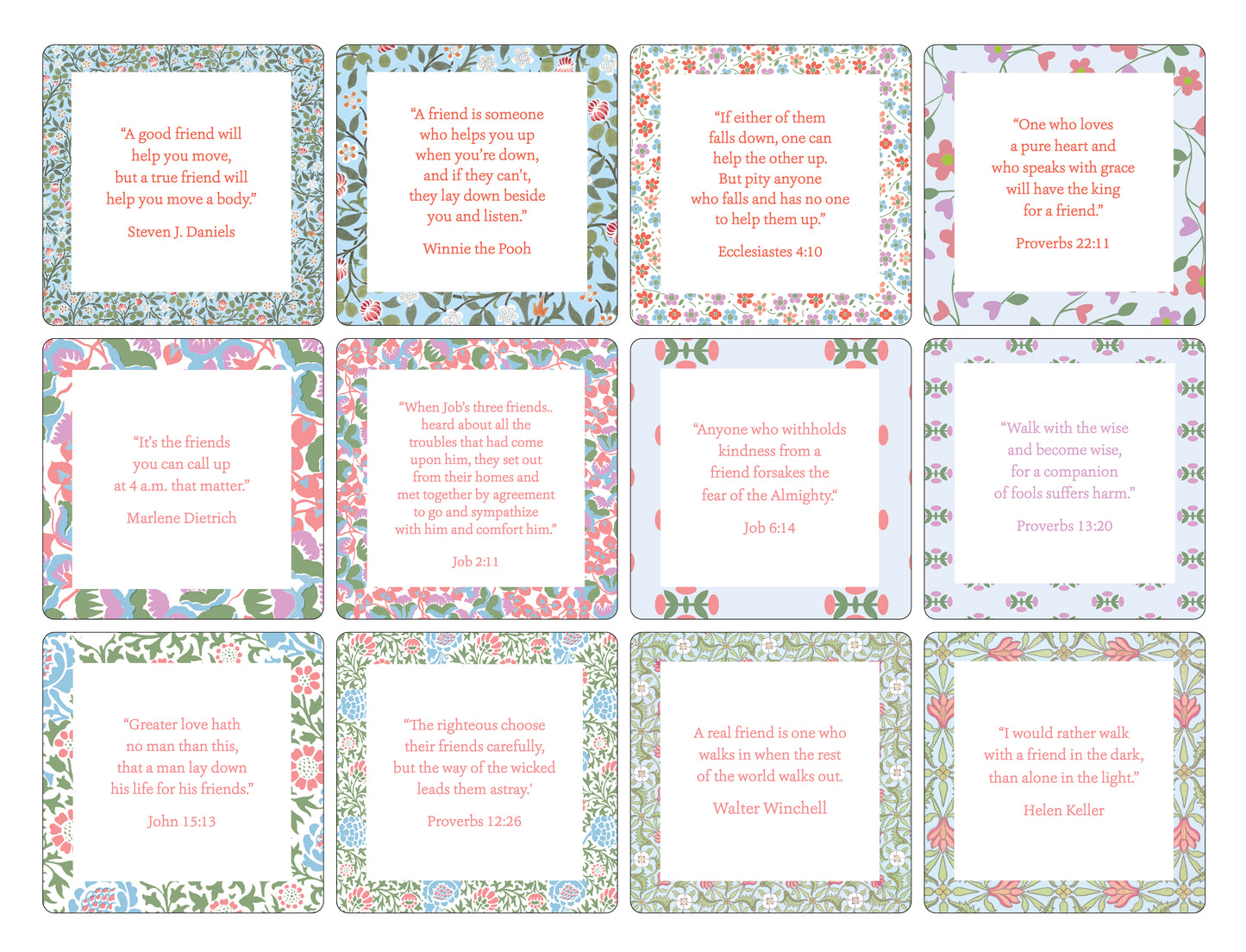 Friendship Verses Oversized