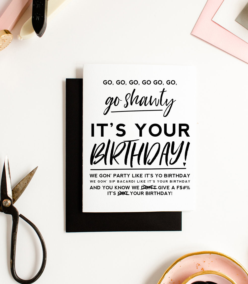 Party Like It's Your Birthday, 50 Cent Birthday Greeting Card