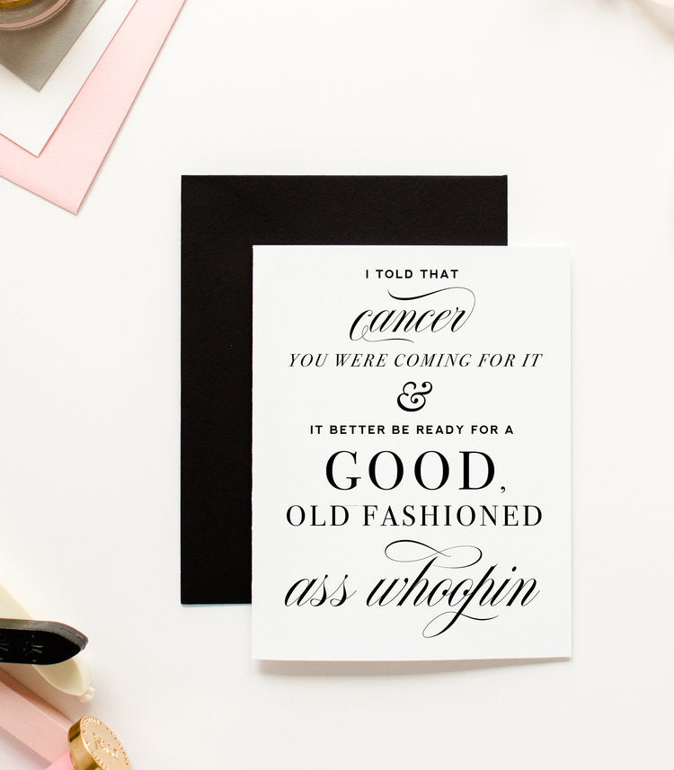 Beat Cancer, Get Well & Sympathy Card