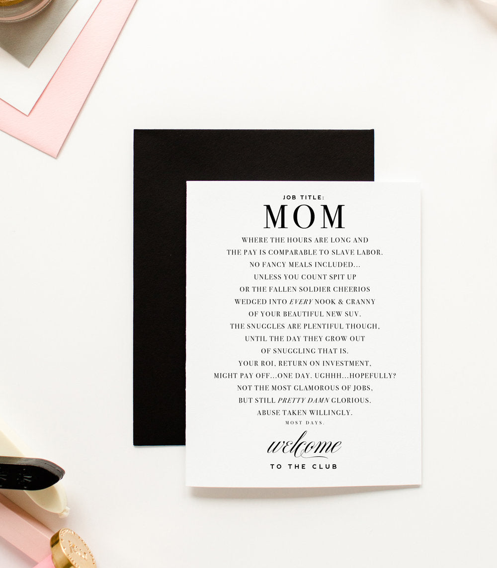 KMB051 New Mom Card