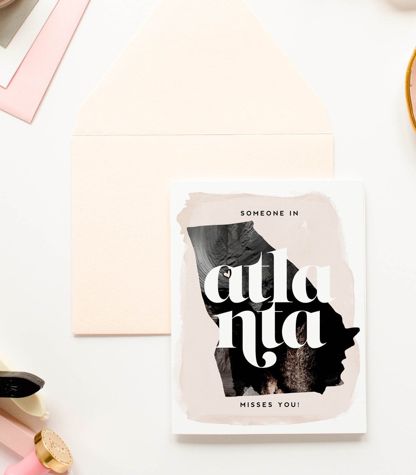 KMB283 Atlanta Misses You Card