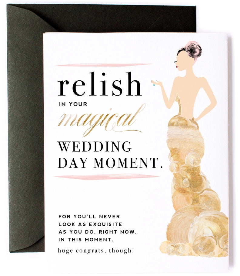 Funny, Magical Wedding Day Congratulations Card