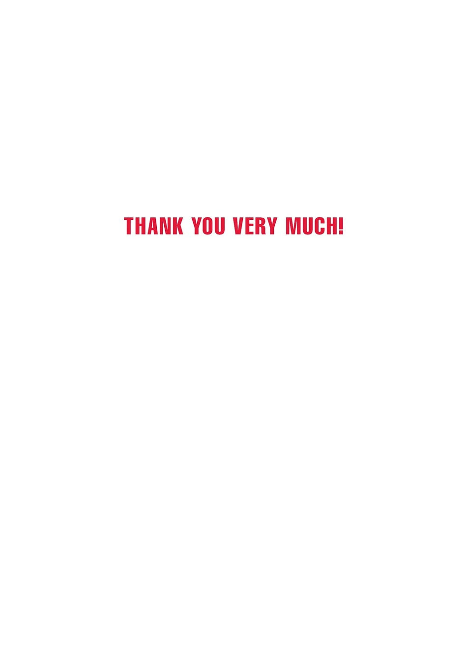 BYU238 Thank You Card