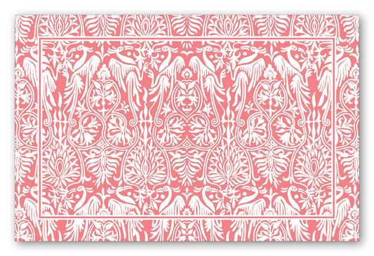 Heron Crest Raspberry Placemat