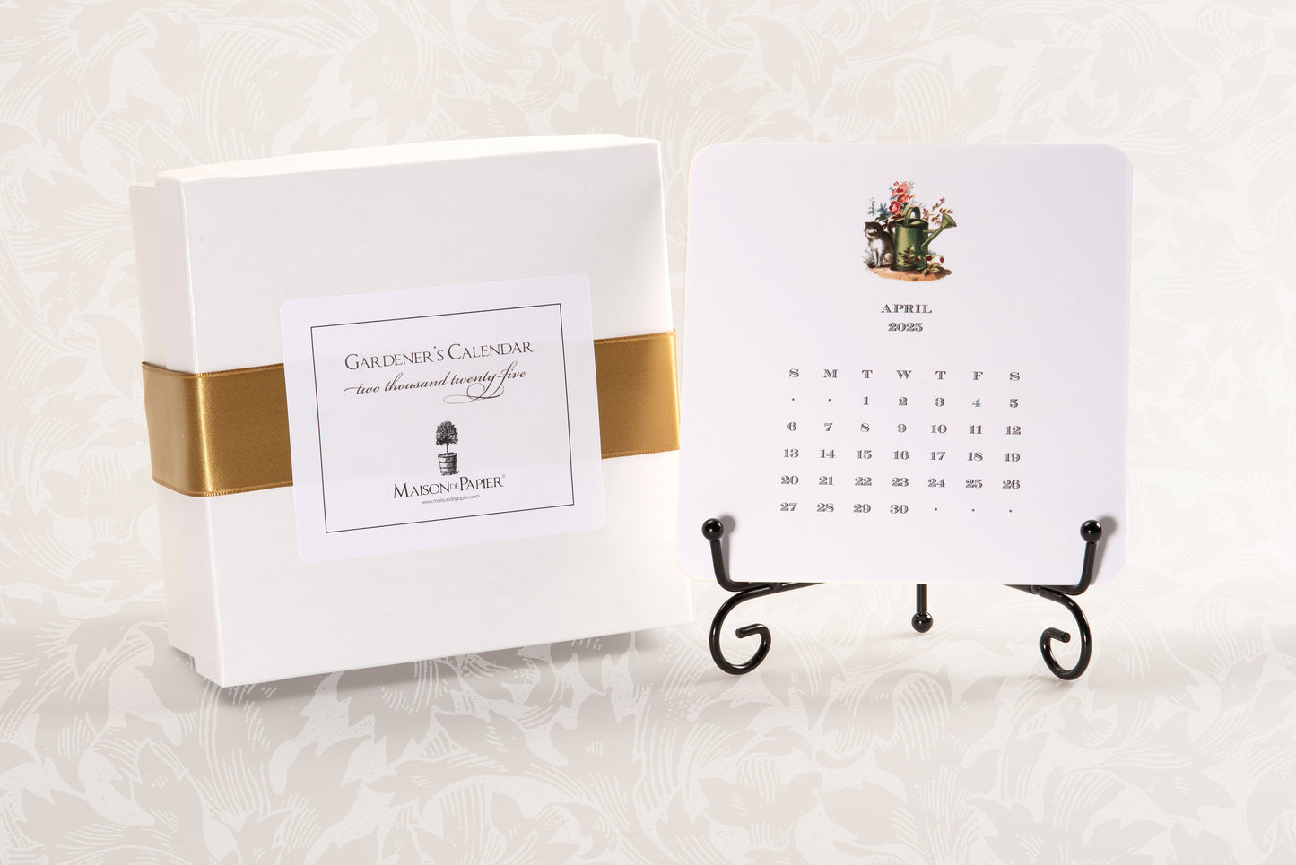 2025 Gardener's Calendar with Easel