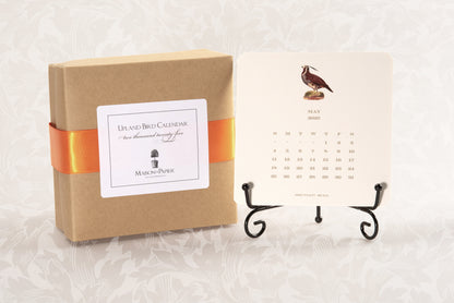 2025 Upland Bird Calendar with Easel