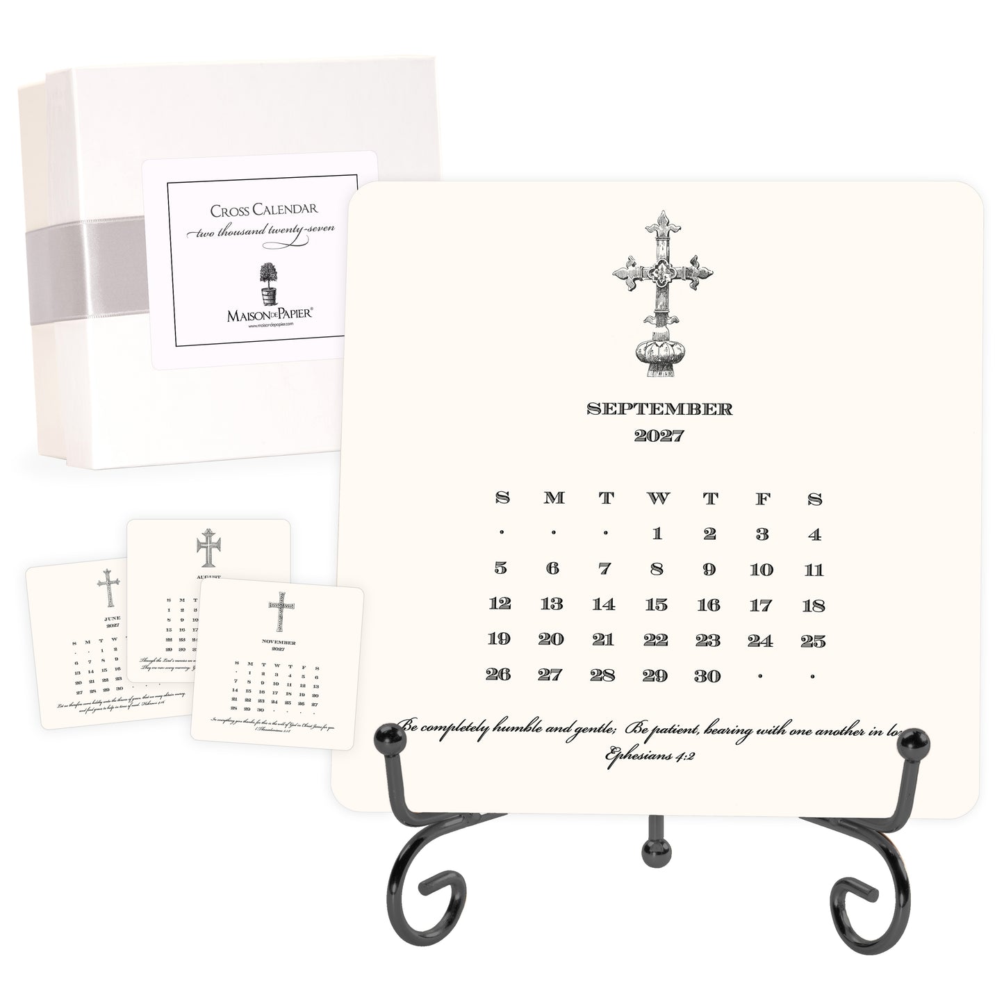 2027 Cross Desk Calendar