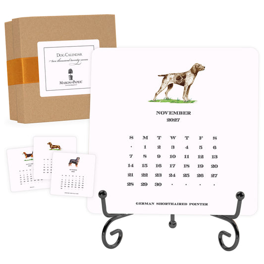 2027 Dog Desk Calendar