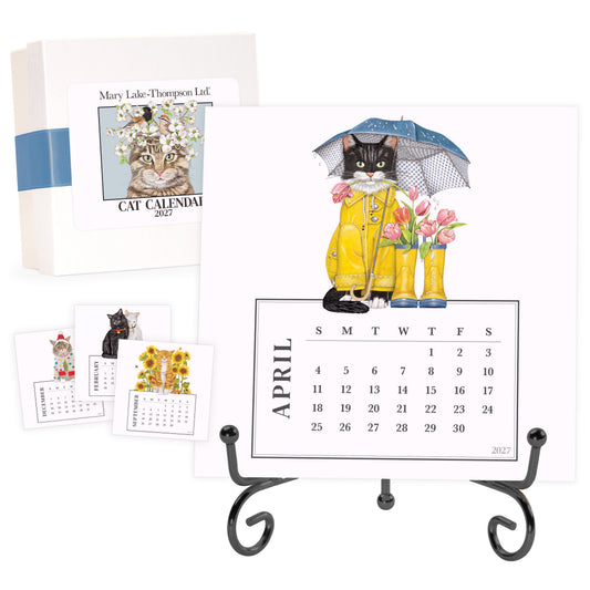 2027 Mary Lake-Thompson Cat Desk Calendar