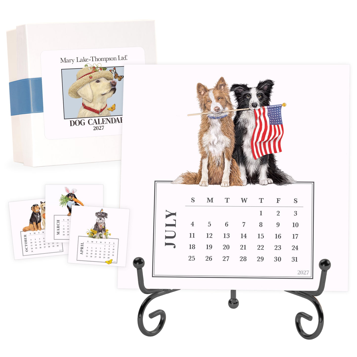 2027 Mary Lake-Thompson Dog Desk Calendar