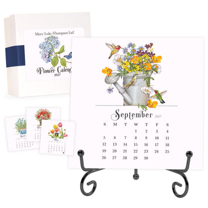 2027 Mary Lake-Thompson Flower Desk Calendar
