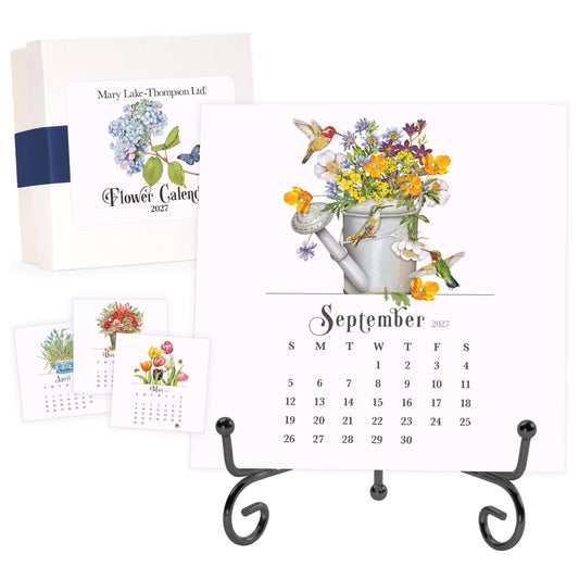 2027 Mary Lake-Thompson Flower Desk Calendar