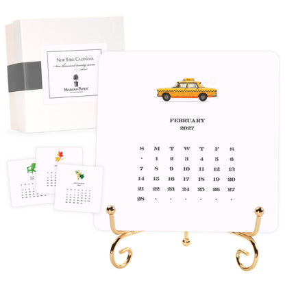 2027 New York Desk Calendar