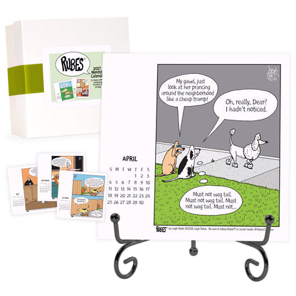 2027 Rubes® Dog Desk Calendar