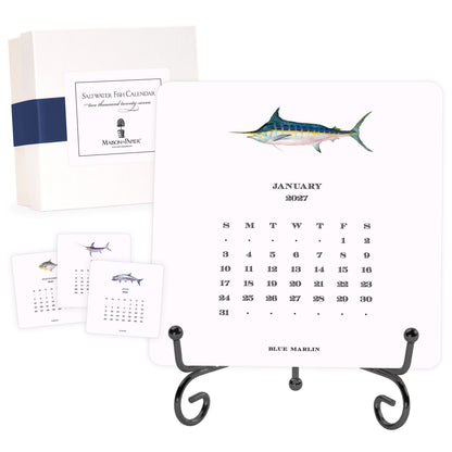 2027 Saltwater Fish Desk Calendar