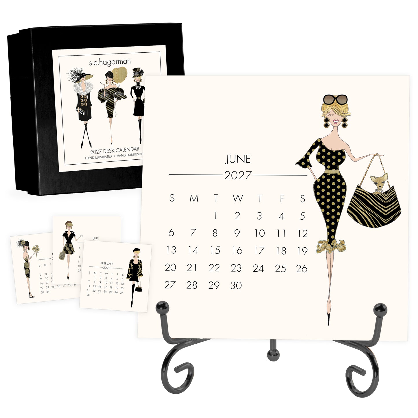 2027 s.e.hagarman Desk Calendar
