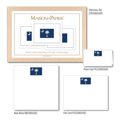 South Carolina Flag Place Card
