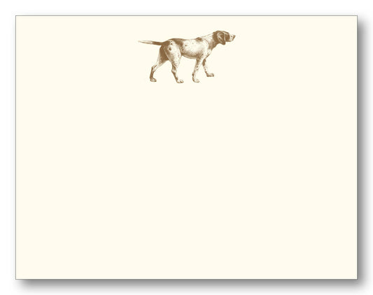 Pointer Chocolate Note Card