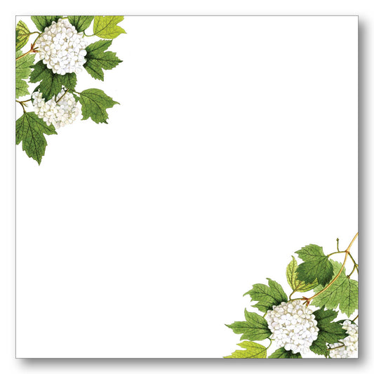 Hydrangea White Note Block