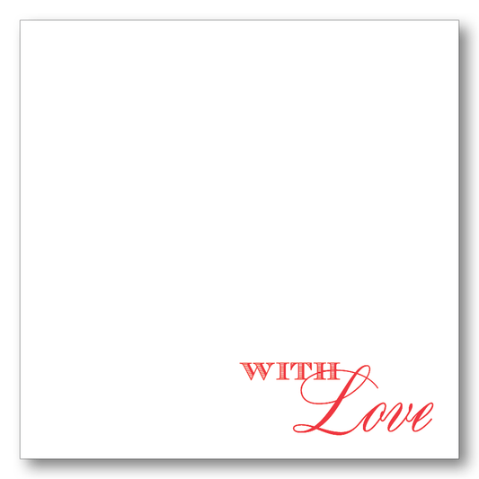 With Love Script Note Block