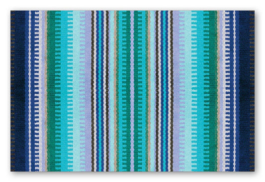 Teton Stripe Blues Placemat