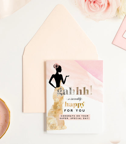 Your Special Day - Congratulations Engagement Card for Bride