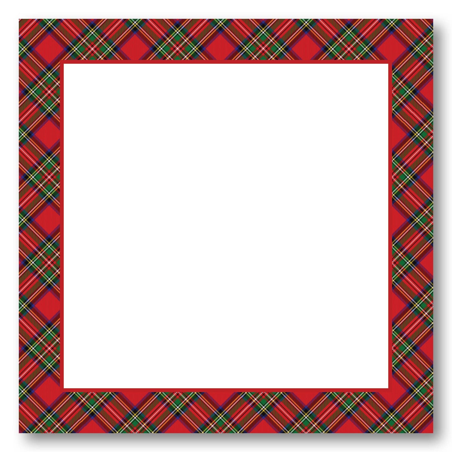 Royal Stewart Tartan Plaid Note Block