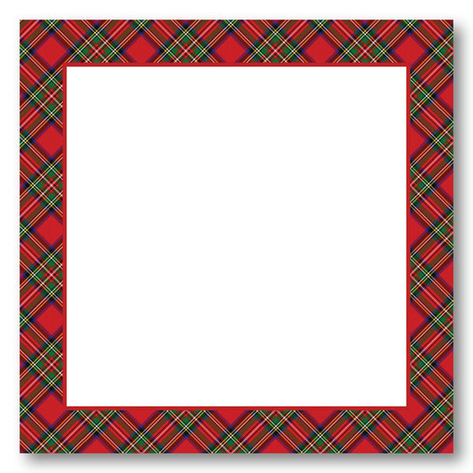 Royal Stewart Tartan Plaid Note Block