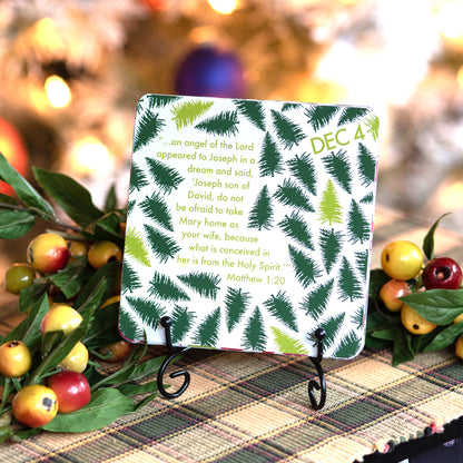 Childrens Advent Calendar With Easel