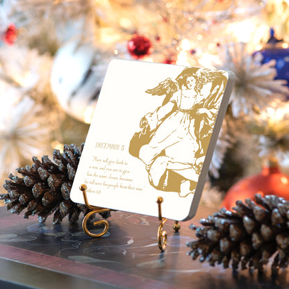 Contemporary Advent Calendar with Easel