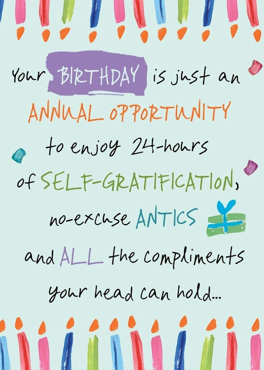 AFH007 Birthday Card