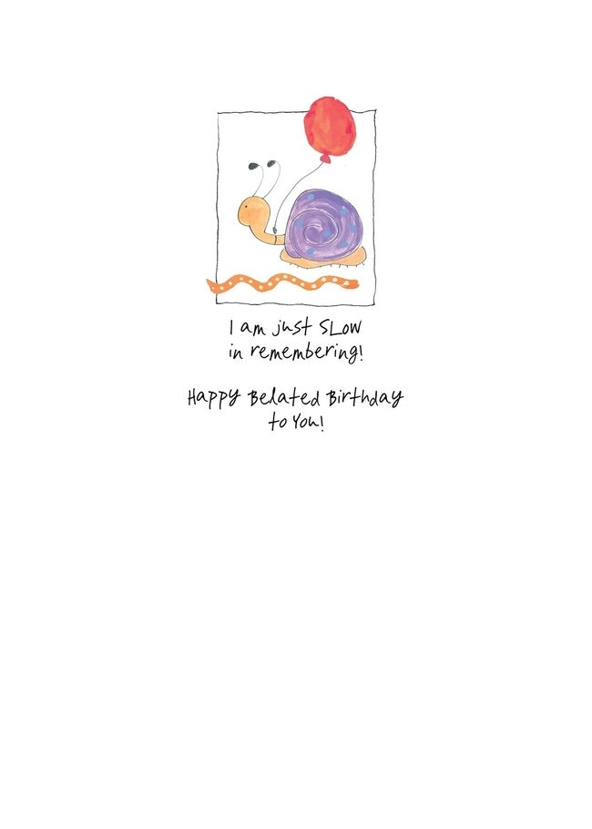 AFH024 Belated Birthday Card