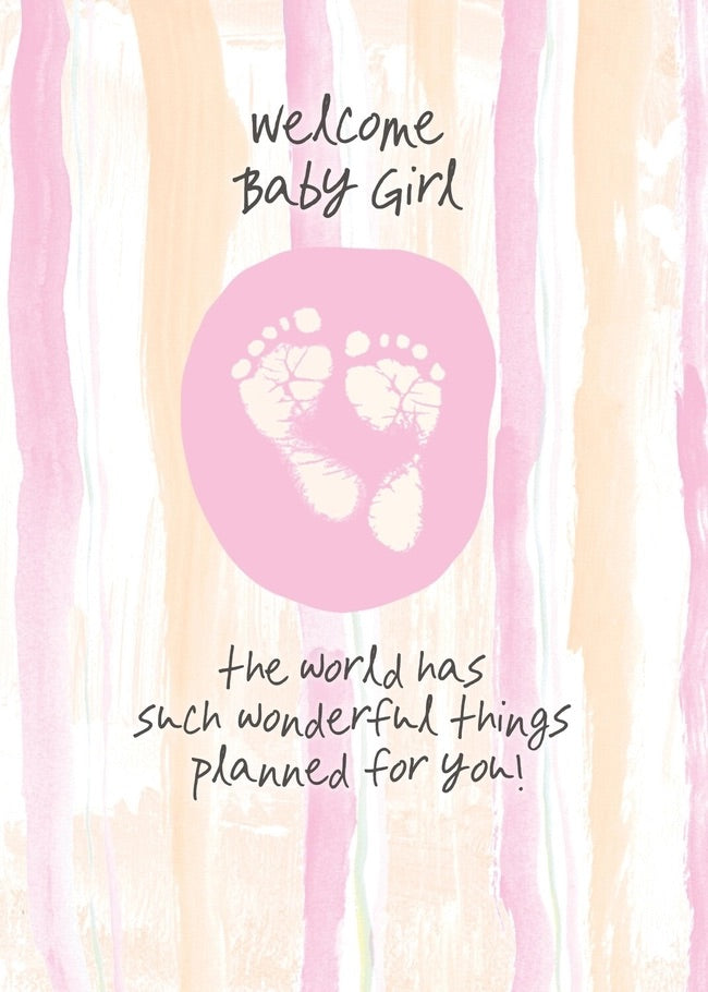 AFH043 Congratulations Baby Card