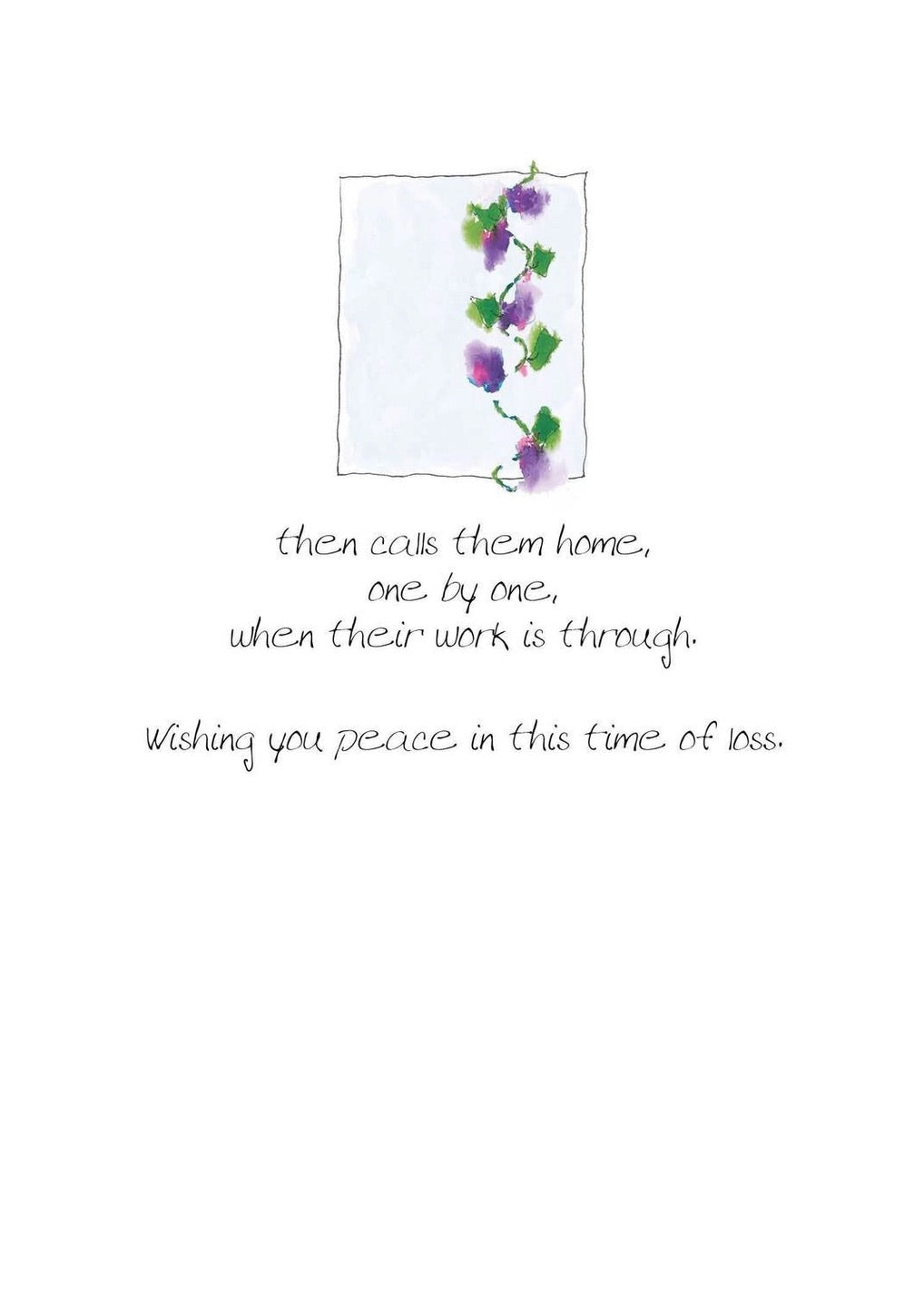 AFH102 Sympathy Card