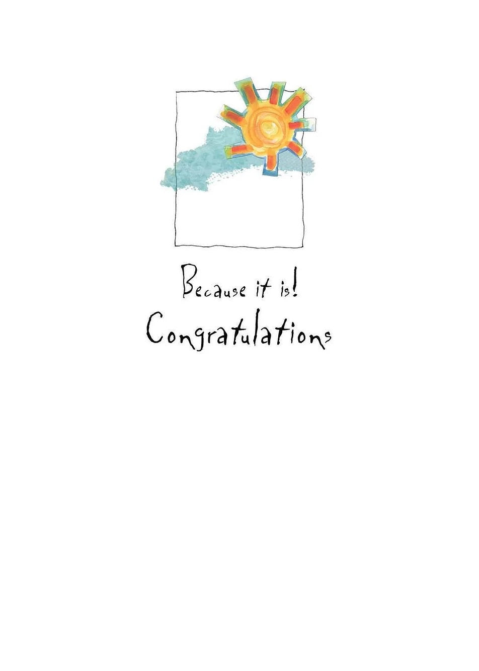 AFH142 Congratulations Card