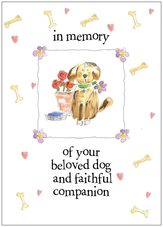 AFH181 Pet Sympathy Card