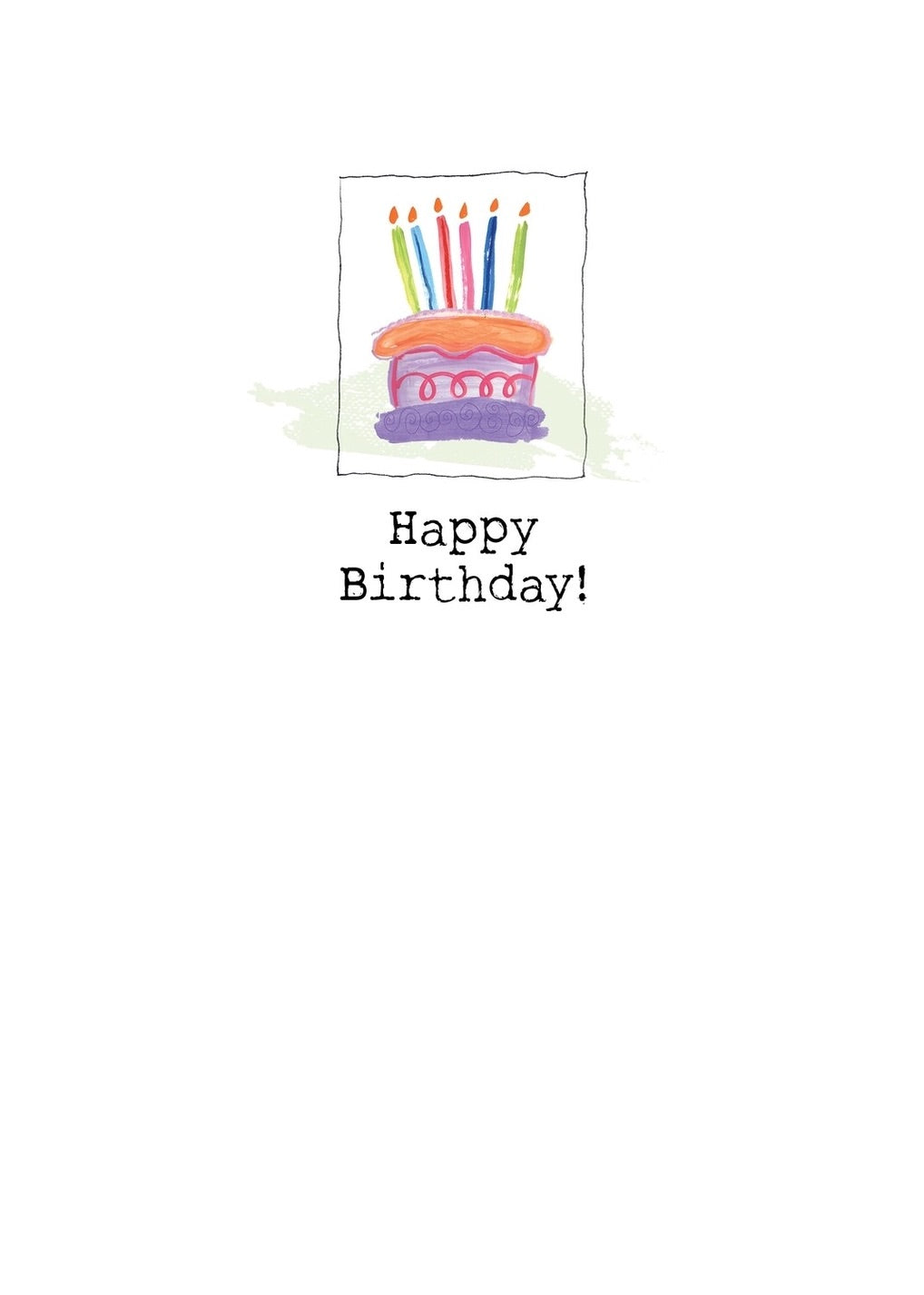 AFH207 Birthday Card